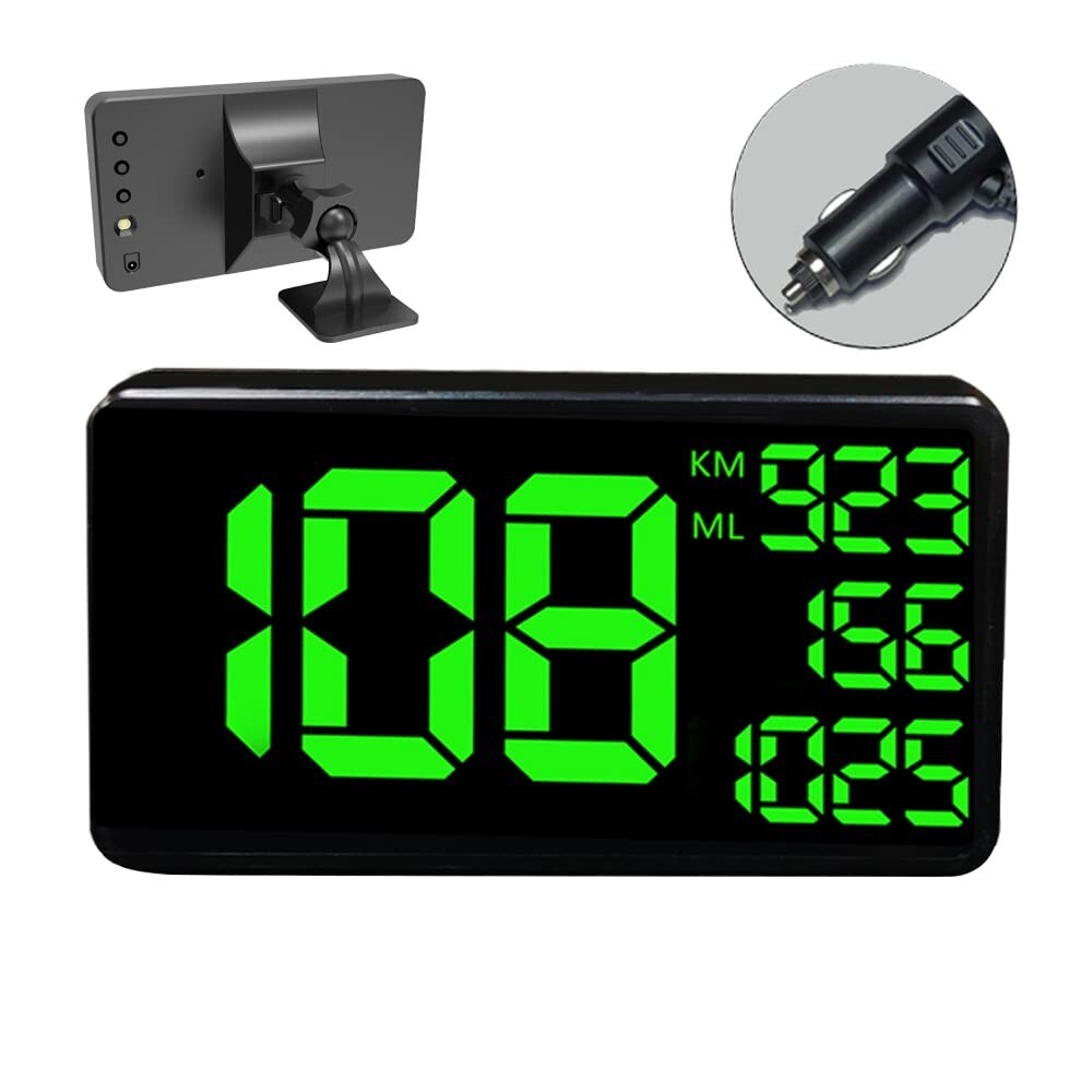 Digital Vehicle Odometer with 6.2 Inch Display and Overspeed Alarm for All Cars