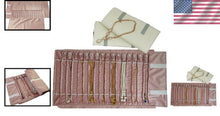 Load image into Gallery viewer, Portable Velvet Jewelry Roll - Secure 16 Necklace Holder for Stylish Travel
