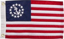 Load image into Gallery viewer, All-Weather 24x36 Inch Yacht Ensign Flag - Embroidered Stars and Stripes