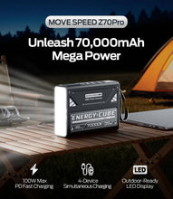 Load image into Gallery viewer, Portable Power Bank with 100W Fast Charging &amp; Emergency Flash Light for Outdoors