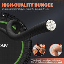 Load image into Gallery viewer, Foldable 450 LBS Fitness Trampoline with Adjustable Handle - Indoor/Outdoor Use
