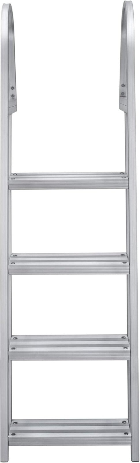 4-Step Removable Aluminum Boarding Ladder with Comfortable Steps & Handrails