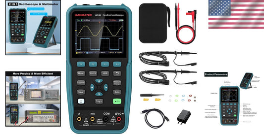 100MHz Bandwidth Handheld Digital Oscilloscope with Memory & USB Connectivity