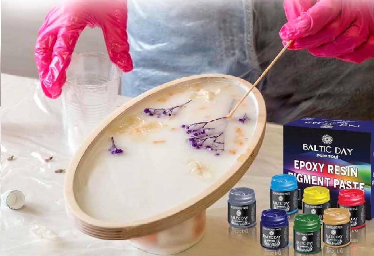 50-Piece Epoxy Resin Pigment Paste Set for Vibrant Arts & Crafts - 10g Jars