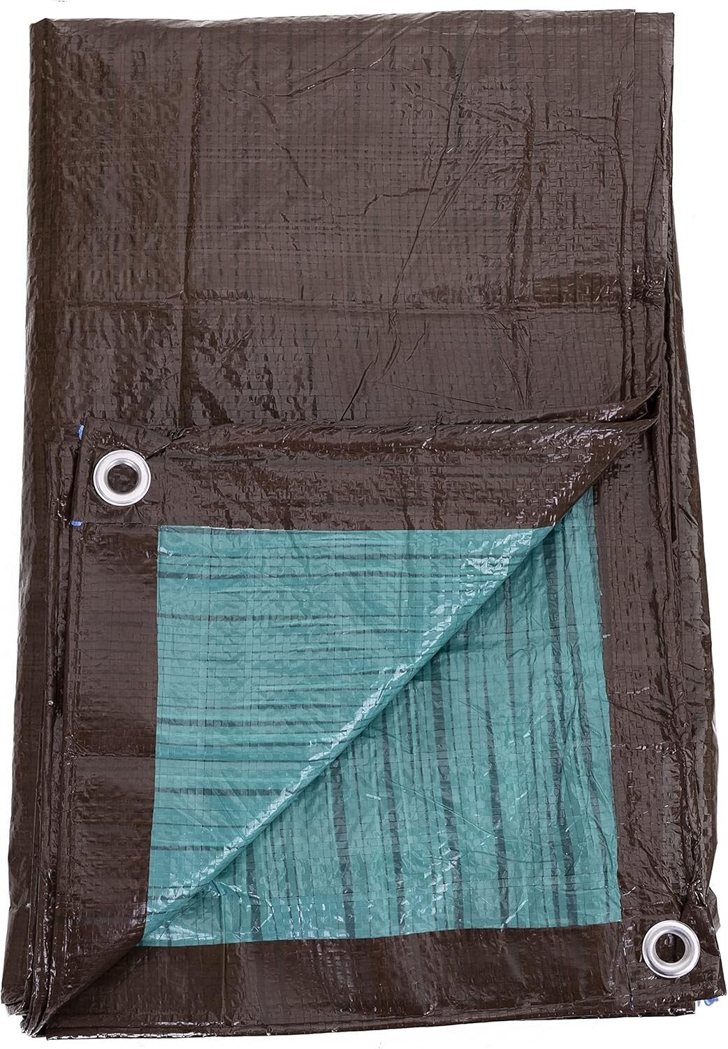 18 x 24 Ft. Waterproof Reversible Poly Tarp - Lightweight All-Purpose Protection
