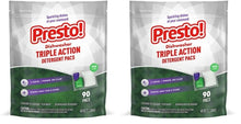 Load image into Gallery viewer, Dishwasher Pacs with Fresh Scent, Triple Action Cleaning - 90 Count, Pack of 2