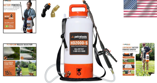 Heavy-Duty 2-Gallon Electric Sprayer - Perfect for Weeds and Pest Control