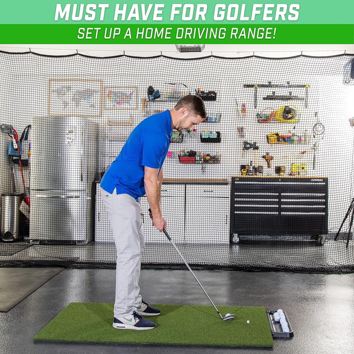 Durable Heavy-Duty Mesh Sports Net, Easy Install, Great for Indoor & Outdoor