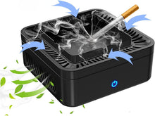 Load image into Gallery viewer, High-Performance Smokeless Ashtray with 4-Groove Design - Ideal for Home and Car