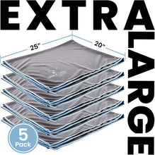 Load image into Gallery viewer, Elegant Grey Microfiber Cloths for Spotless Glass Shine - Pack of 2, 25x20 Inch