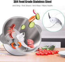 Load image into Gallery viewer, Stainless Steel 2L Meat Blender - 350W Electric Grinder with Easy Clean Features