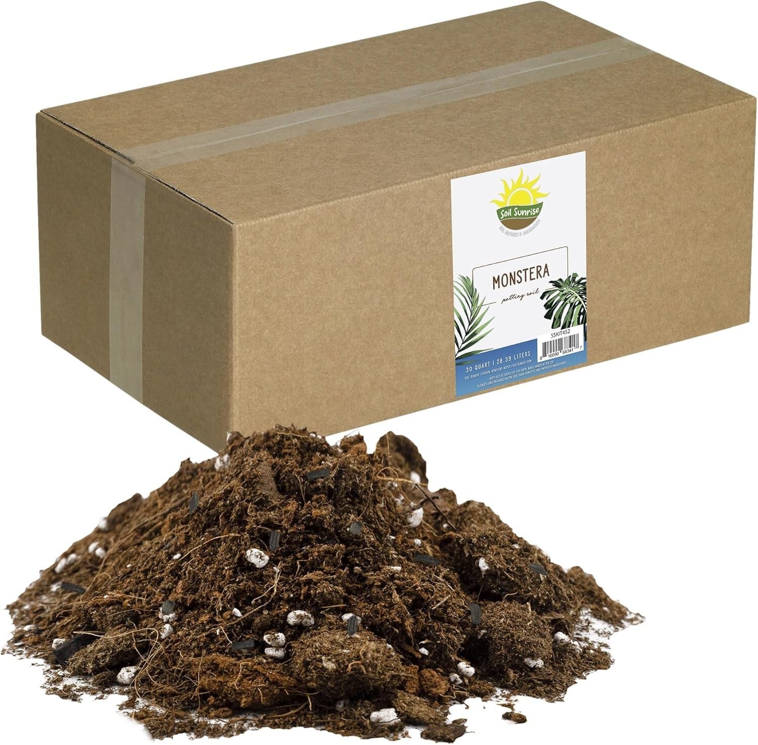 Custom Monstera Potting Soil Mix 30 Quarts - Perfect for Thriving Growth