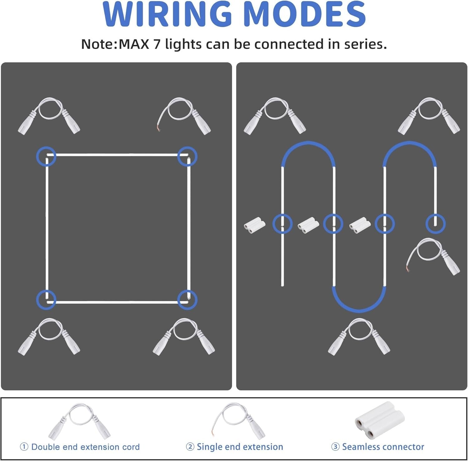Energy Saving T5 LED Shop Light - 10 Pack, 6500K Brightness, Lightweight Design
