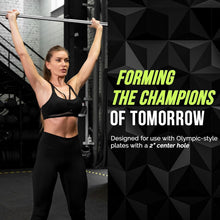 Load image into Gallery viewer, Compact 6ft Olympic Barbell with Knurled Grip - Ideal for Beginner Weightlifting
