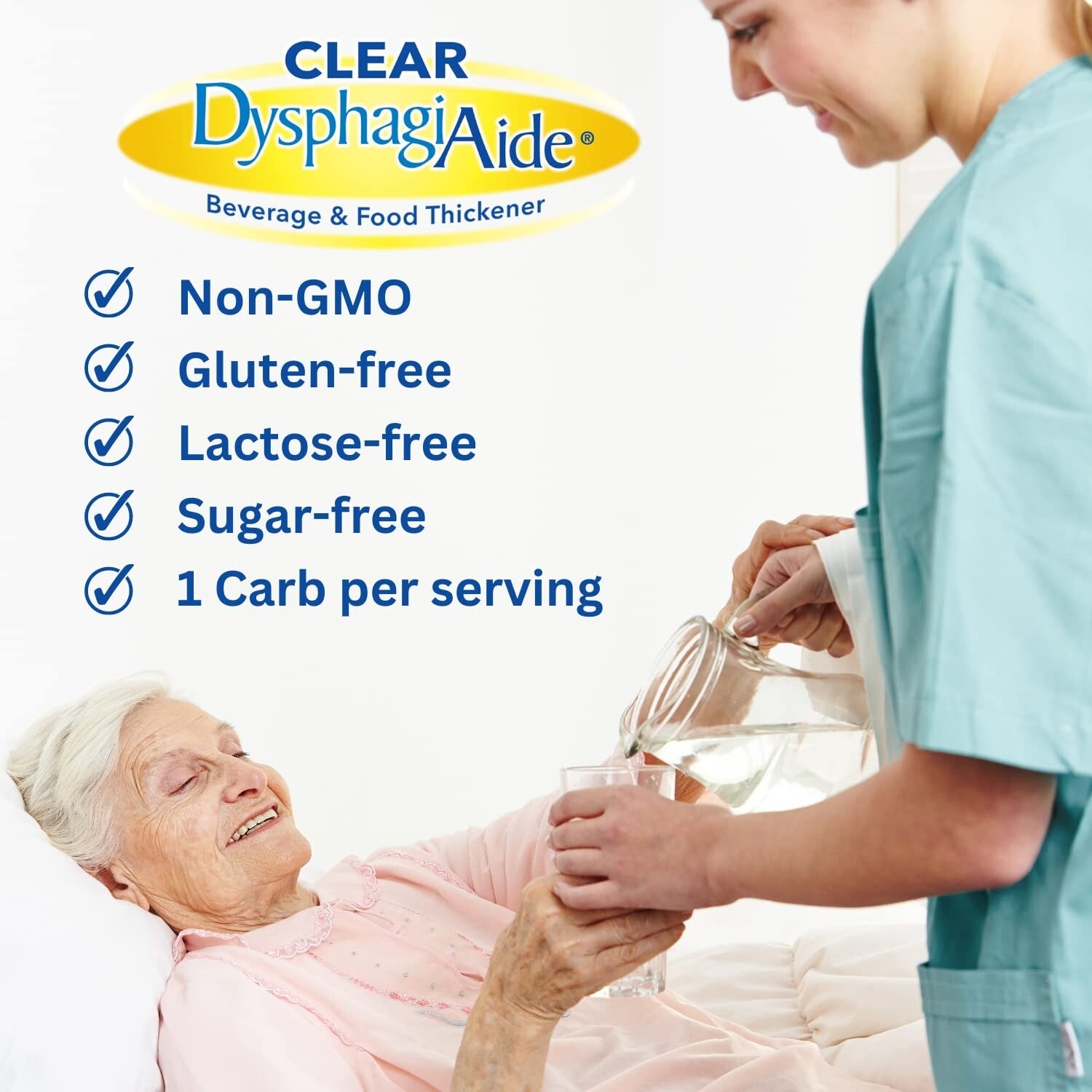 Economical Instant Thickener for Liquids – 1000 Servings, Non-GMO, Gluten-Free