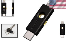 Load image into Gallery viewer, Secure Your Accounts: YubiKey 5Ci with USB-C &amp; Lightning for Ultimate Protection