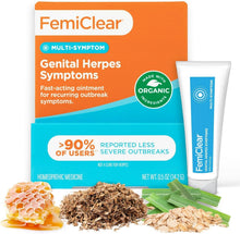 Load image into Gallery viewer, Fast-Acting Organic Ointment for Cold Sores &amp; Herpes Symptoms - 0.5 oz Tube