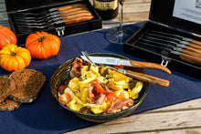 Load image into Gallery viewer, Premium Stainless Steel Steak Knives with Olive Wood Handles - Set of 6