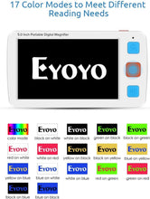 Load image into Gallery viewer, Portable Electronic Magnifier - 4X-32X Zoom with AV Output &amp; Long Battery Life