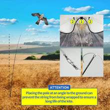 Load image into Gallery viewer, Reflective Bird Scarer Kite with Adjustable 4m Pole – Effective Farm Protection