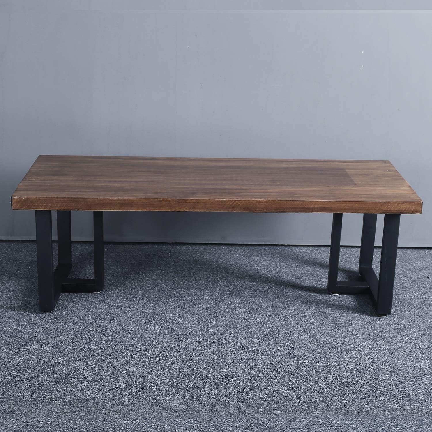 Industrial Rustic T-Shape Table Legs - 15.7'H x 17.7'W for Custom Furniture