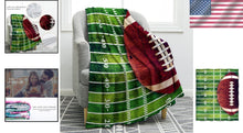 Load image into Gallery viewer, Versatile Football Blanket for Home and Travel - Lightweight &amp; Machine Washable