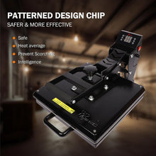 Load image into Gallery viewer, Powerful 1400W Digital Heat Press with Teflon Coated Plate for Custom Projects