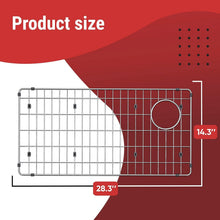 Load image into Gallery viewer, 28" Stainless Sink Protectors with Non-Slip Bumper Pads - Easy to Clean Design