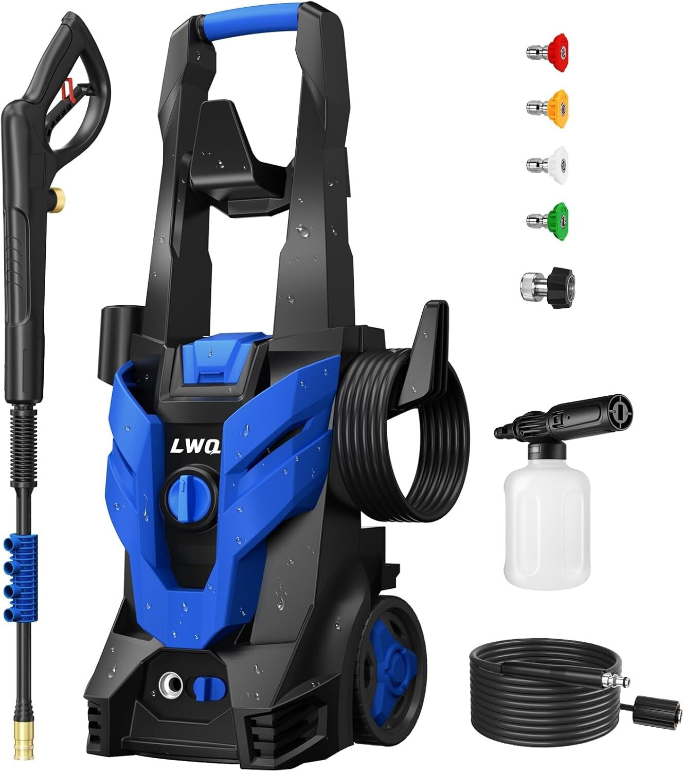 Multi-Functional Electric Pressure Washer - Ideal for Driveways, Cars & Patios