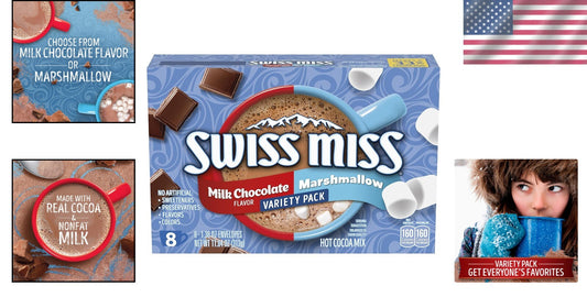 Warm & Cozy Hot Cocoa Mix Variety Pack, 12 Boxes - Perfect for All Occasions