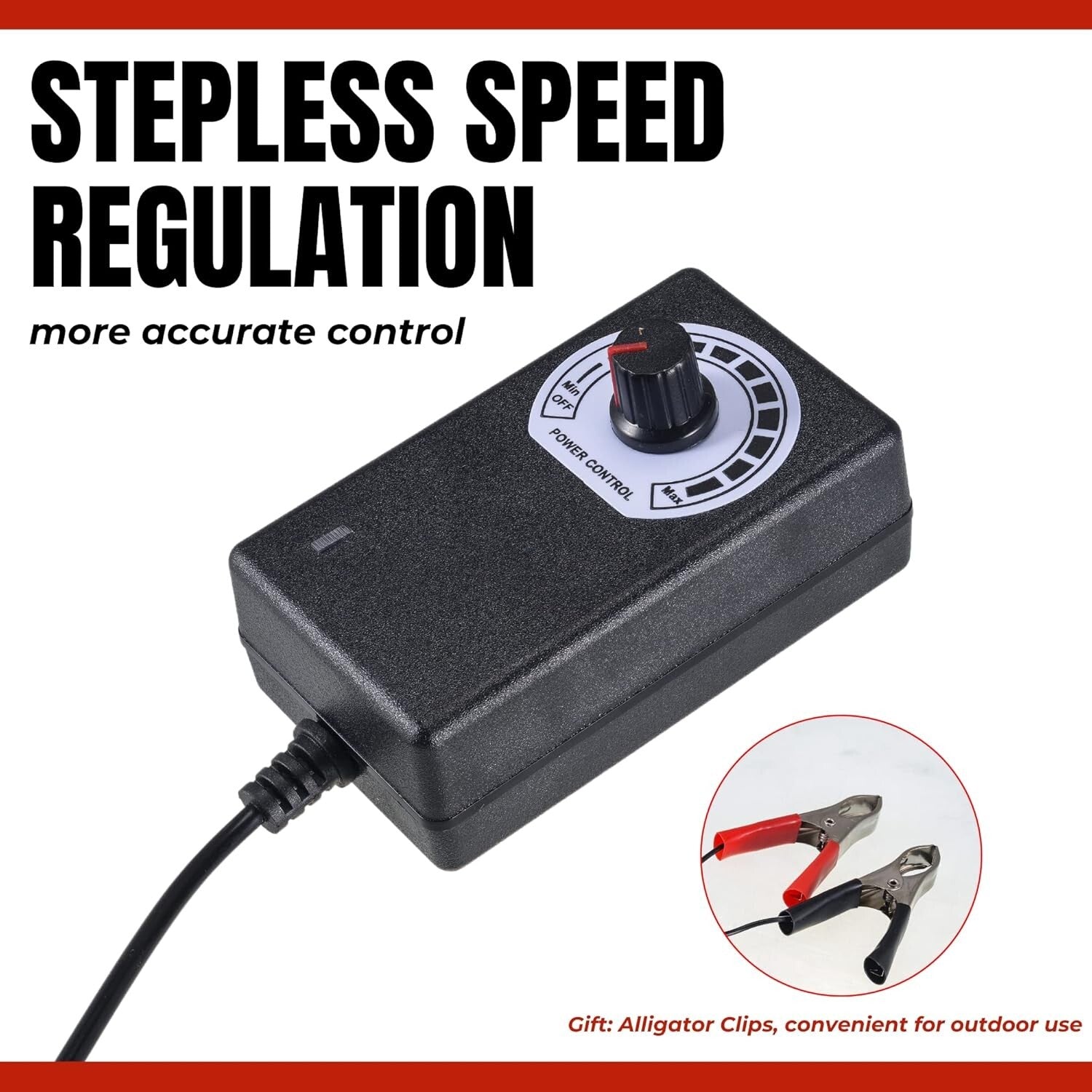 Electric BBQ Blower Fan with Variable Speed Control - Charcoal Starter 110V