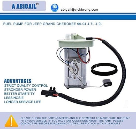Efficient Fuel Pump Module for Jeep Grand Cherokee 1999-2004 - Easy Replacement