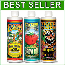 Load image into Gallery viewer, Organic Hydroponic Nutrient Trio - Boost Vegetation &amp; Flower Yields Effortlessly