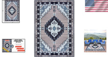 Load image into Gallery viewer, Lightweight Portable Outdoor Rug - 6x9 ft Waterproof Straw Mat for All Occasions