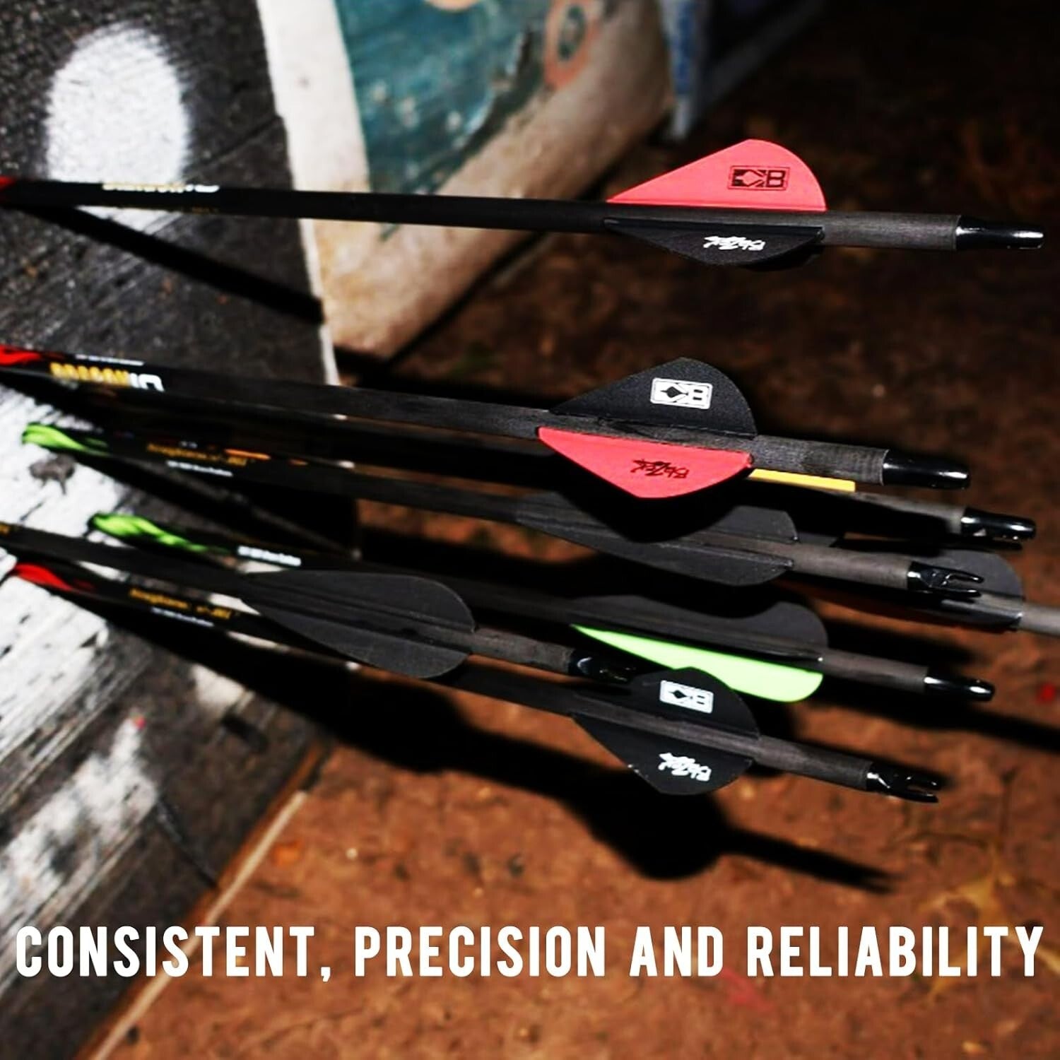 12PCS 100% Pure Carbon Arrows – Precision-Engineered for Consistent Performance