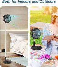 Load image into Gallery viewer, Super Quiet Telescopic Desk/Stand Fan - 7200mAh Battery &amp; 4 Speed Settings