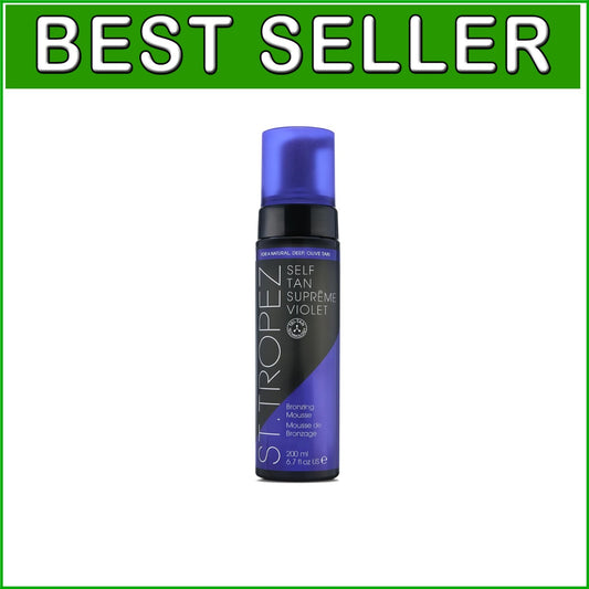 All-Skin-Type Self-Tanning Mousse with Rich Violet Undertone - Stunning Finish