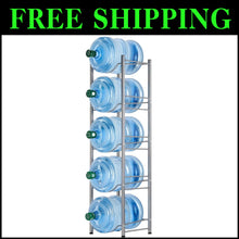 Load image into Gallery viewer, Rust-Resistant 5-Tier Water Bottle Holder with Detachable Design for Home/Office