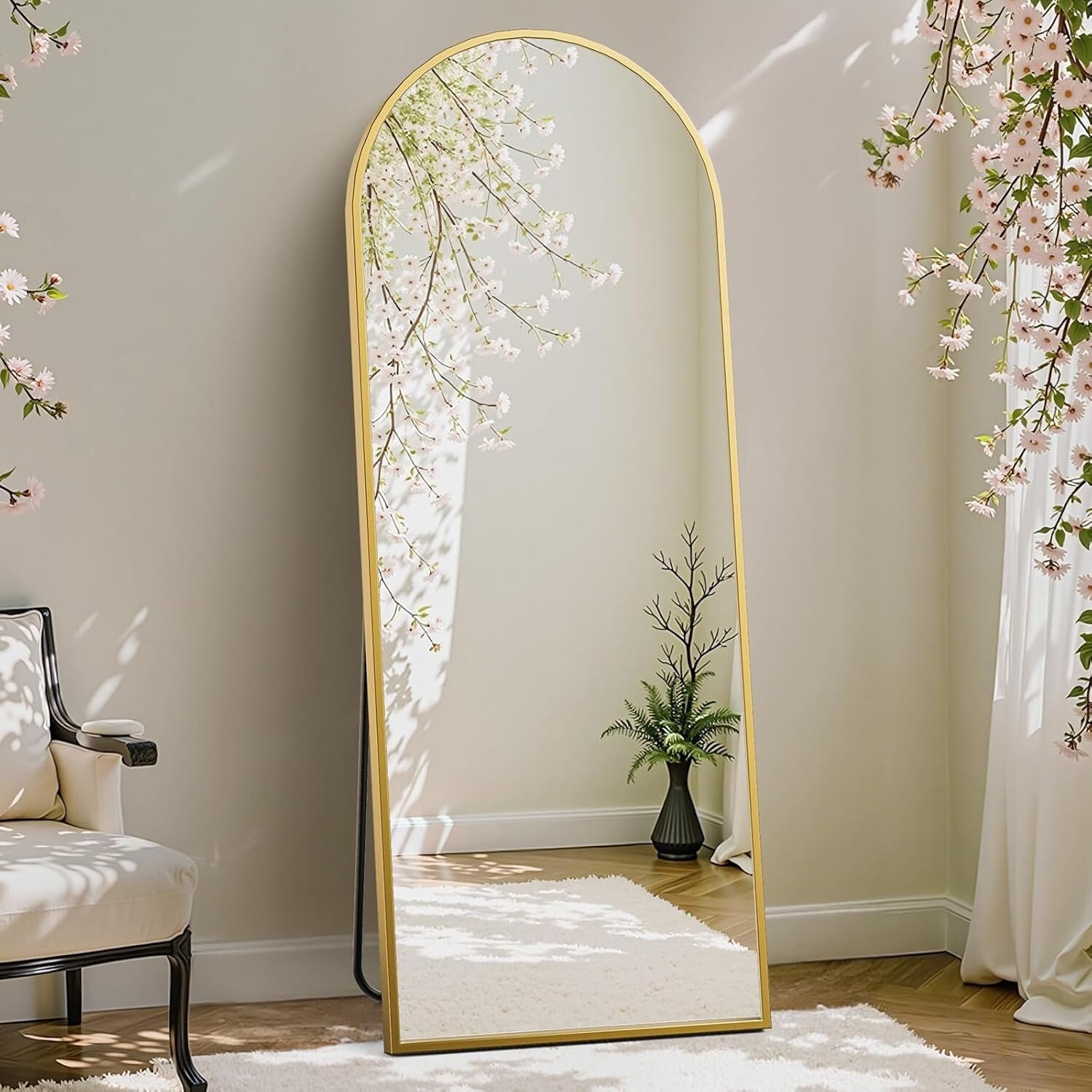 Versatile Full-Length Mirror w/ Shatterproof Glass - Modern Home Essential