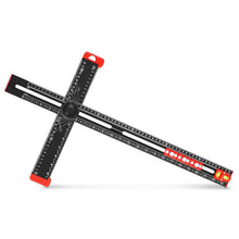 Load image into Gallery viewer, 4-in-1 Adjustable T-Square Ruler - Precision Measuring Tool for Woodworking