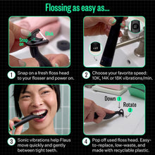 Load image into Gallery viewer, Award-Winning Electric Flosser with 45 Eco-Friendly Refills – Sonic Technology