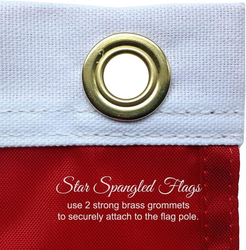 Premium 3x5 American Flag - Fade Resistant Nylon for Hearty Outdoor Display