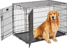 Load image into Gallery viewer, Life Stages 42" Metal Dog Crate with Enhanced Security for Large Dogs 71-90lbs