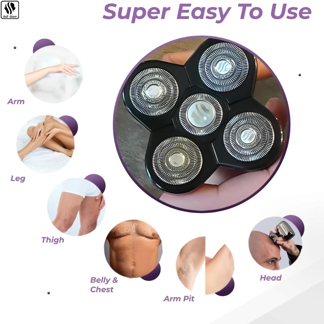 Baron Electric Razor Blade for Pitbull, Palm, Butterfly Kiss - Close Shave