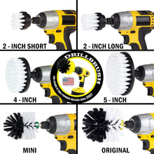 Load image into Gallery viewer, Professional Auto Detailing Drill Brush Kit - Soft Bristles, Quick Change Design
