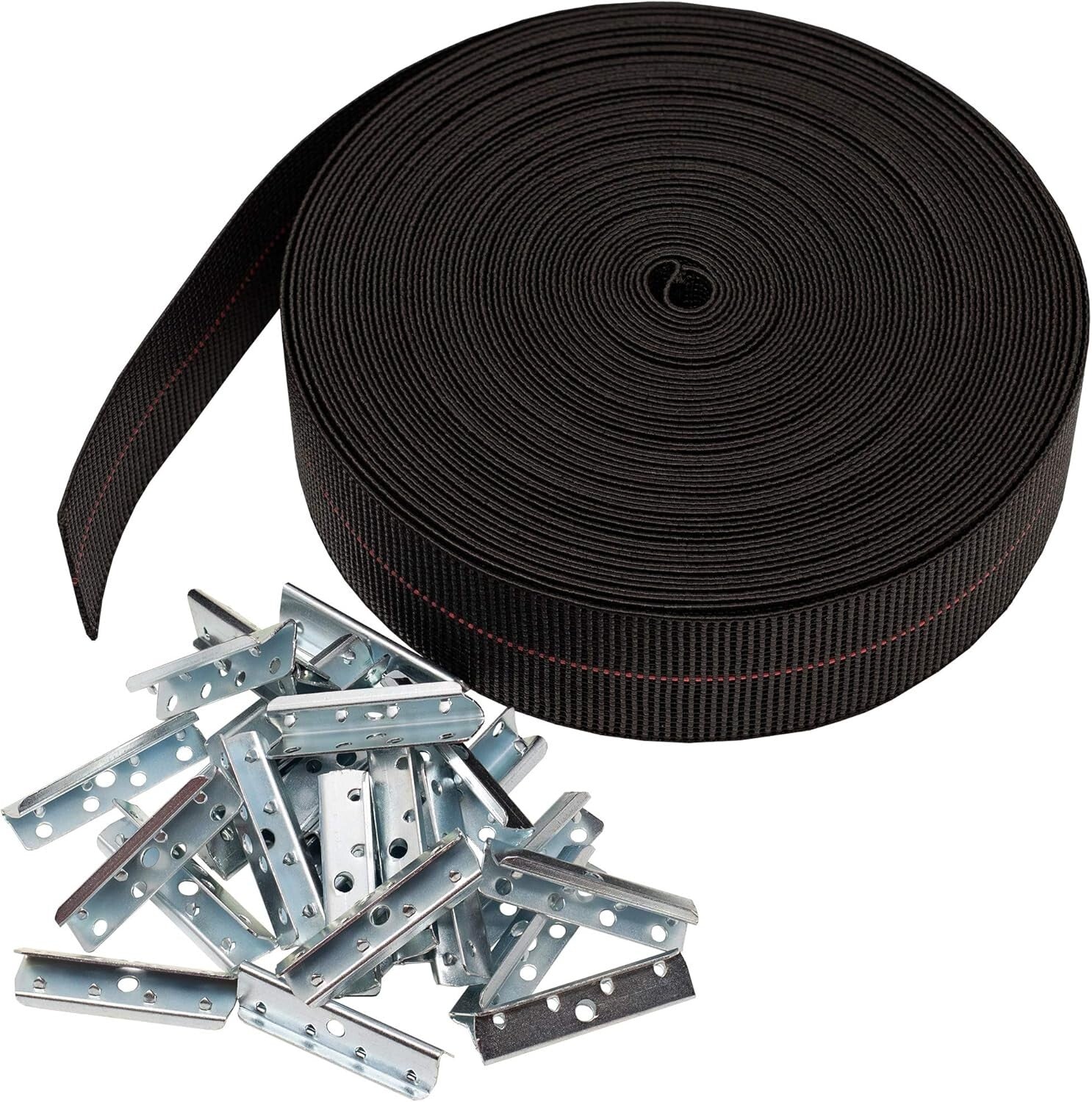 Easy DIY Replacement Webbing Kit for Sagging Lawn and Patio Furniture - 2" Wide