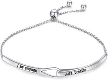 Load image into Gallery viewer, Meaningful Sterling Silver Inspirational Bracelet for Women - Perfect Gift Idea