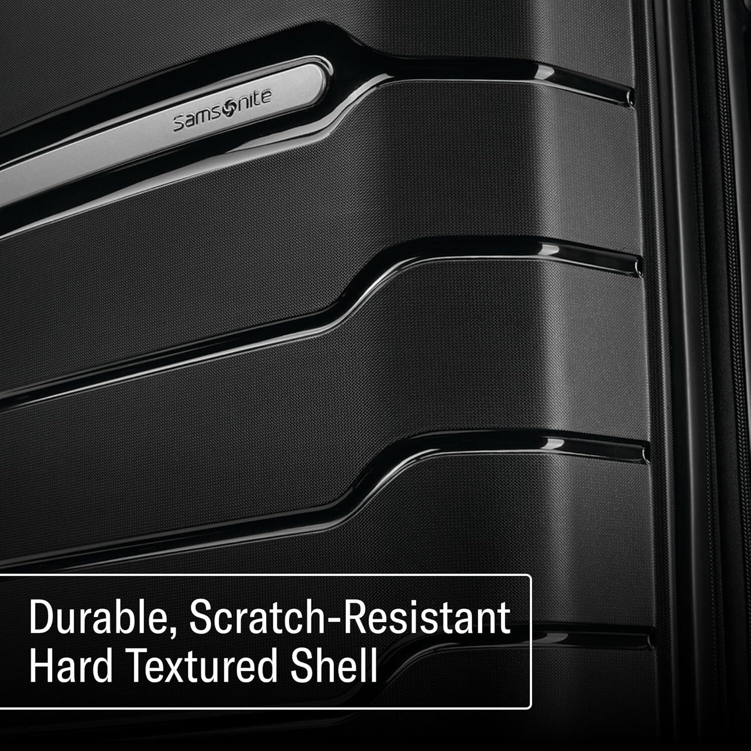 TSA-Friendly 21.25-Inch Spinner Carry-On - Scratch-Resistant Hard Shell Suitcase