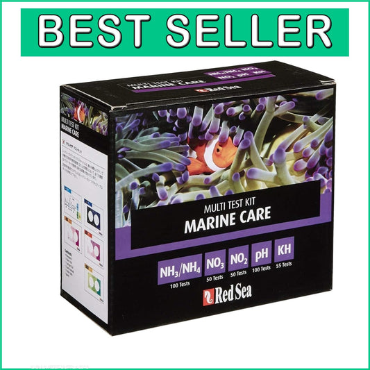 Comprehensive Marine Care Test Kit for Healthy Aquariums - 100 Tests Included