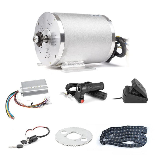 DIY Electric Scooter & E-Bike 72V 3000W Brushless Motor Kit with Speed Control
